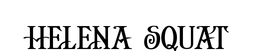 Helena Squat cкачати шрифт безкоштовно